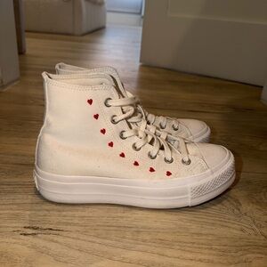 Valentine’s day Platform Converse